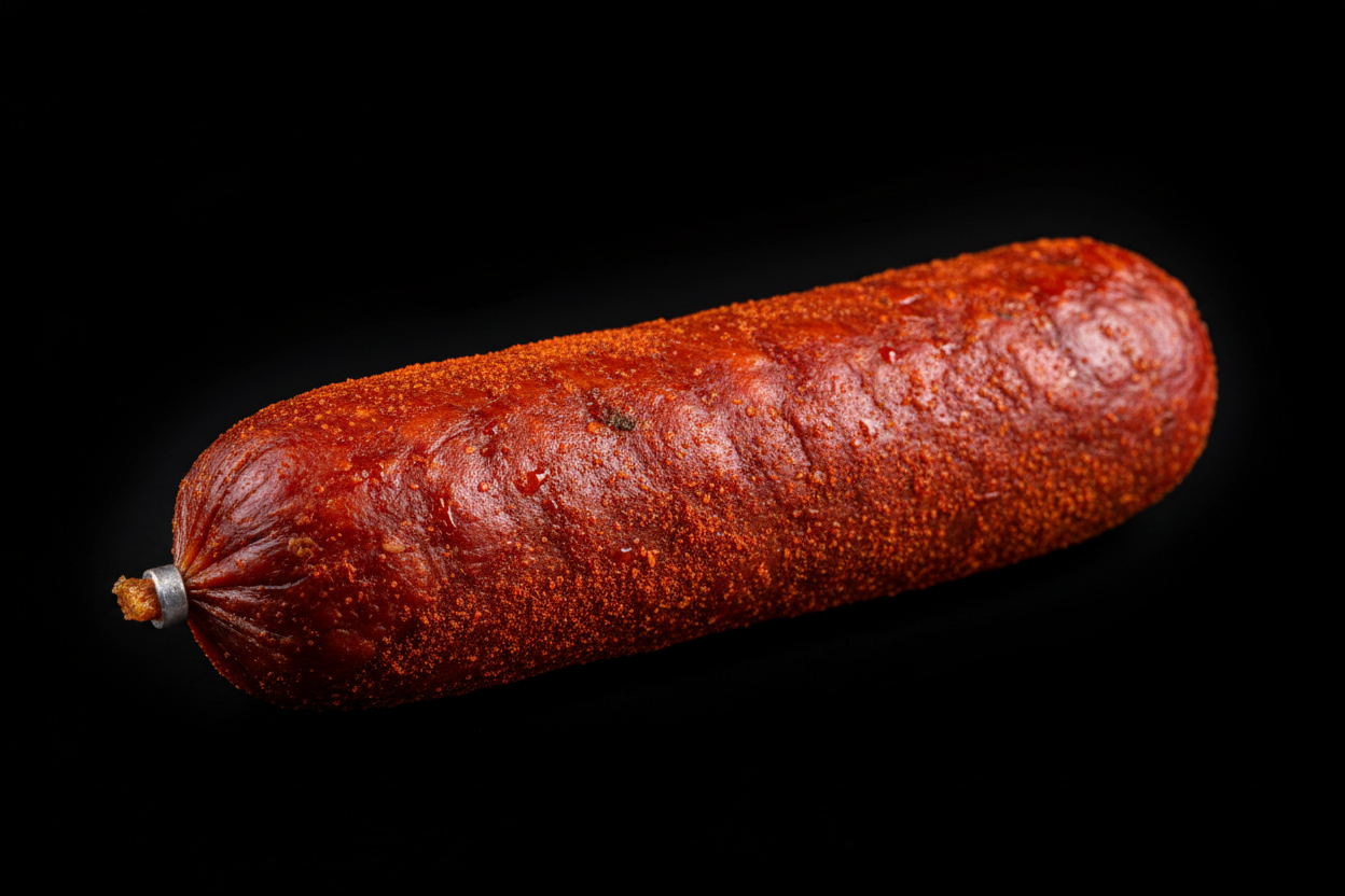 Chorizo Bœuf & Agneau Fort 180g - Charcuterie artisanale premium halal
