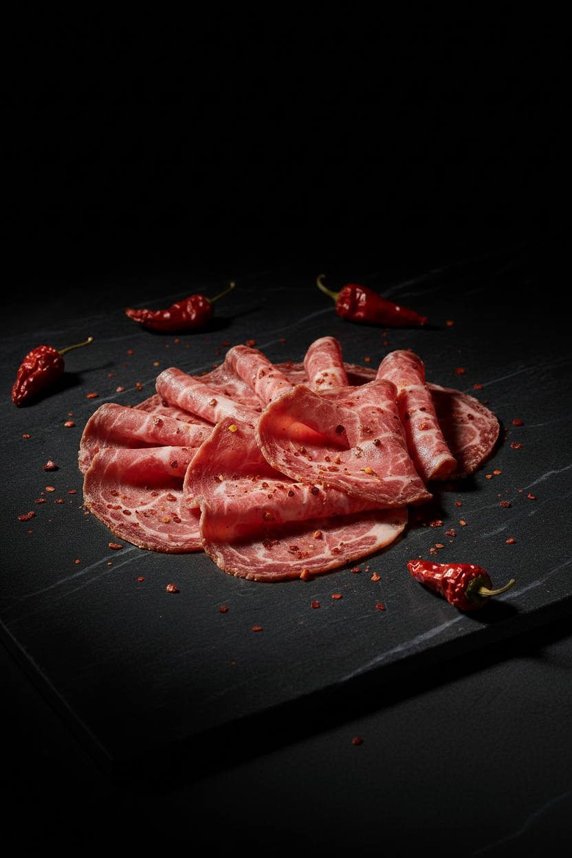 Coppa Espelette tranches