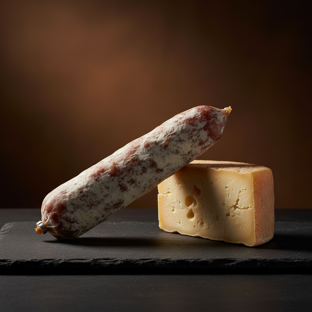 LE COMTÉ Saucisson 200g — lifestyle