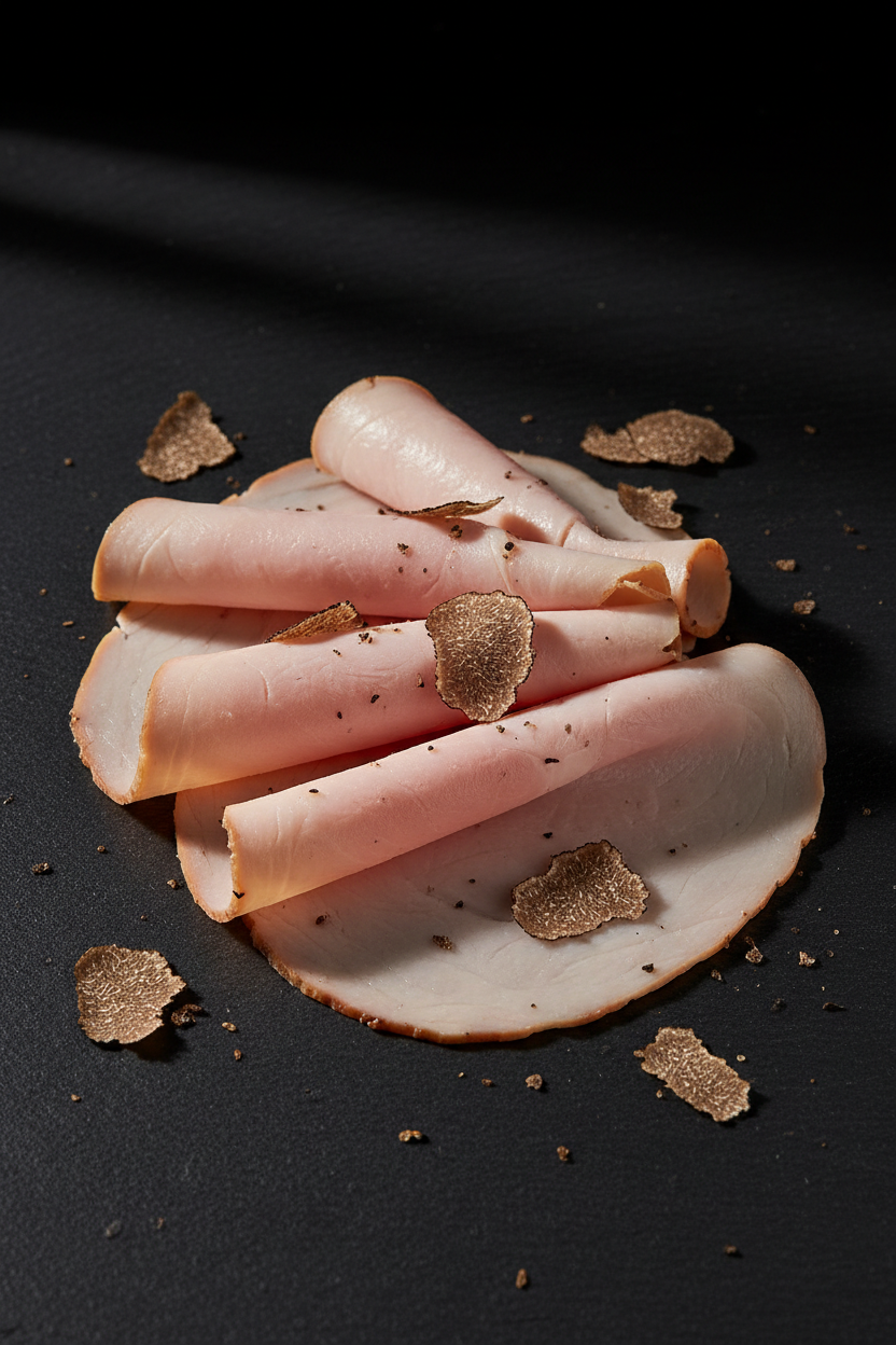 Jambon de Dinde à la Truffe - Truffe parsemée