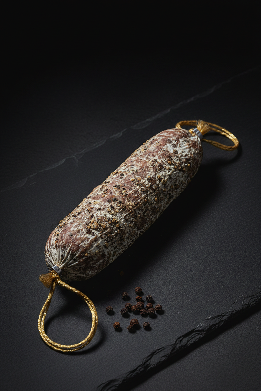 Saucisson au Poivre - Style Chiaroscuro